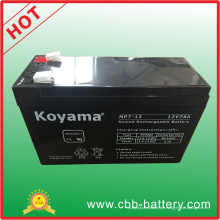 Bleisäure-AGM-Batterie 12V 7ah für Notbeleuchtung, Roller